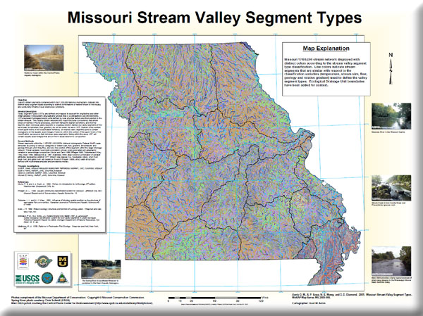 Poster: Missouri Stream Valley Segment Types