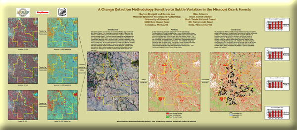 Poster: A Change Detection Methodology Sensitive to Subtle Variation in the Missouri Ozark Forests