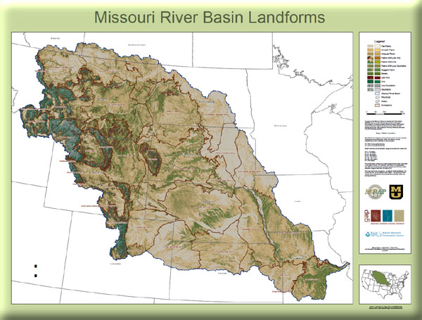 Poster: Missouri River Basin Landforms