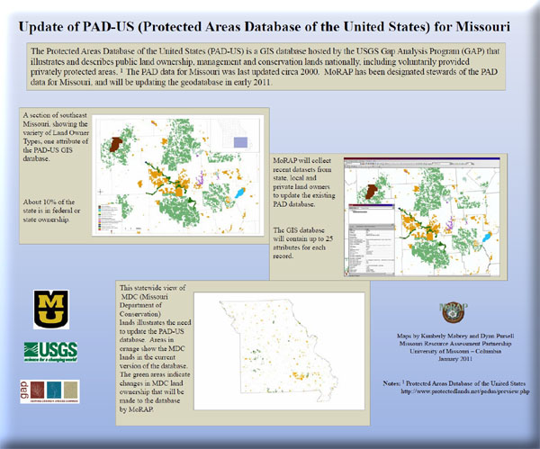 Poster: Update of PAD-US for Missouri